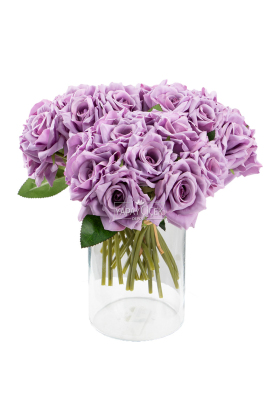 10lu Lüx Gul Demeti 25 cm Lila - 3