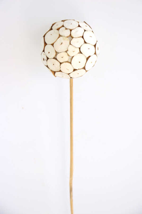 Yapay Çiçek Deposu - Shola Log Ball 40 cm