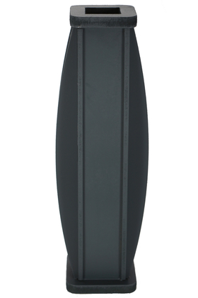 50 cm Siyah Ahşap Vazo Model-2 - Thumbnail
