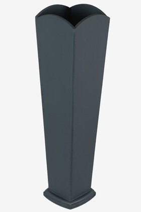 55 cm Ahşap Vazo Martı Model Antrasit - Thumbnail