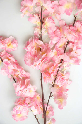 Bahar Dalı Dekoratif Yapay Çiçek 100cm Açık Pembe - Thumbnail