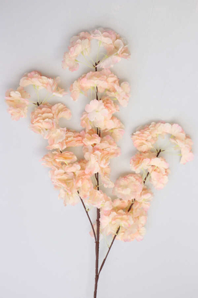 Yapay Çiçek Deposu - Bahar Dalı Dekoratif Yapay Çiçek 100cm Somon