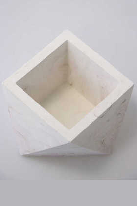 Handmade Beton Saksı 7 cm Model-10 Taş Rengi - Thumbnail