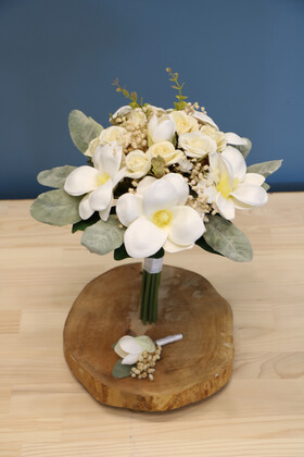Beyaz Gelin Çiçeği Manolya- - Thumbnail