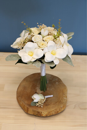 Beyaz Gelin Çiçeği Manolya- - Thumbnail