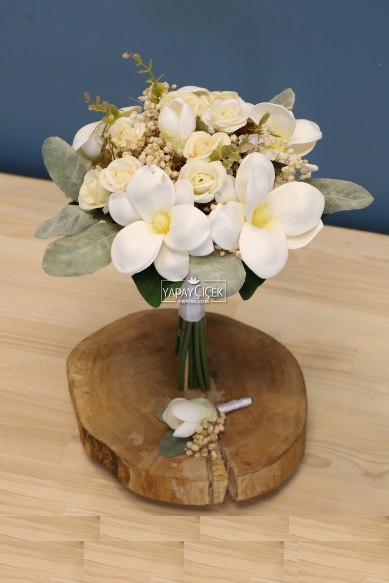 Beyaz Gelin Çiçeği Manolya-