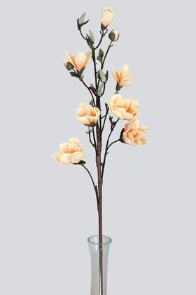 Yapay Çiçek Deposu - Exclusive Lateks Manolya 120 cm Krem