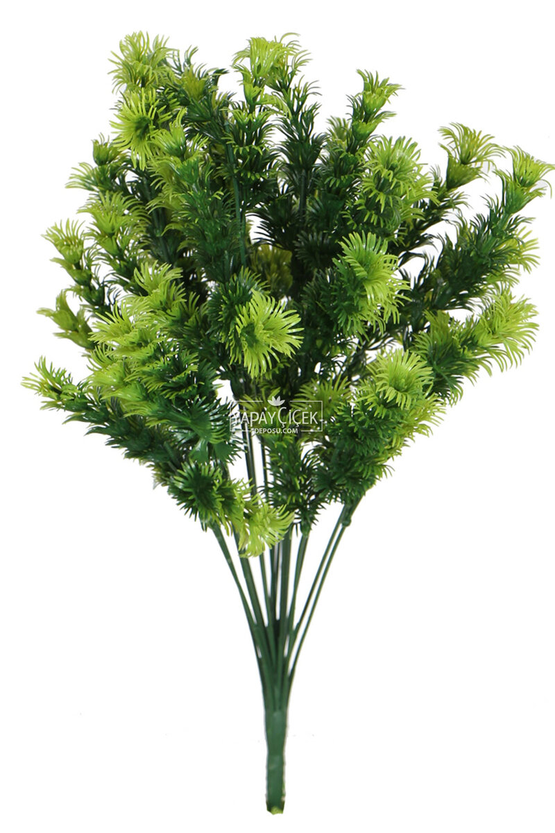 Yapay 18 Dallı Göknarı Yeşillik Demeti 45 cm 