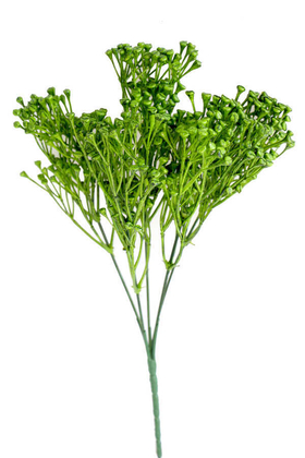 Yapay Çiçek Deposu - Yapay Pot Kafa Garnitür Bitki Demeti Yeşil