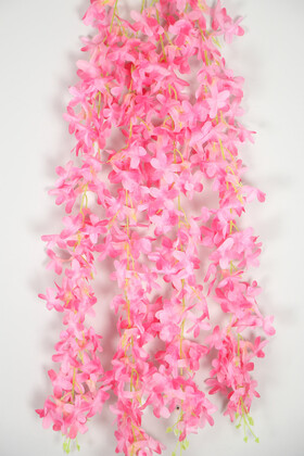 Yapay Sarkan Akasya Çiçeği 85 cm Pembe - Thumbnail