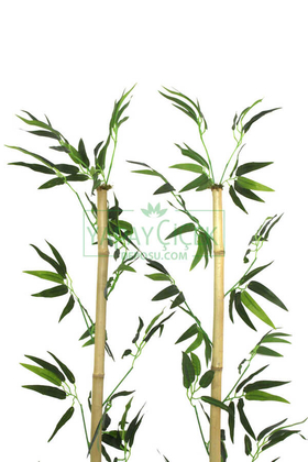 200 cm Yapay 16 Dal Yapraklı Doğal Bambu Tip7 - Thumbnail