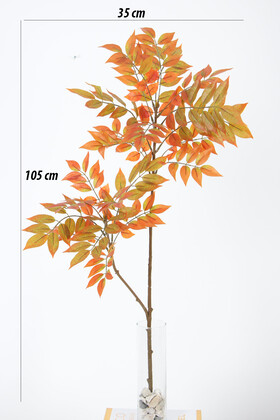 Yapay Ağac Wisteria (Akasya) Bitkisi 2 Dallı 105 cm (Saksısız) Hazan - 2