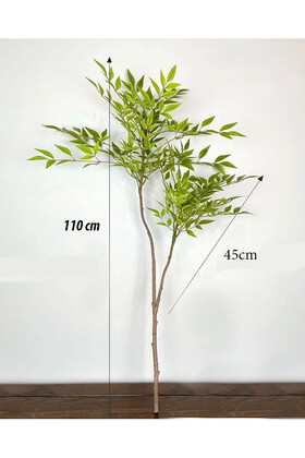 Yapay Ağac Wisteria (Akasya) Bitkisi 2 Dallı 105 cm (Saksısız) Yeşil - 8