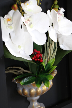 Dekoratif Çiçekli Çerçeve Tablo 28cmx37cm Kod:122 - 2
