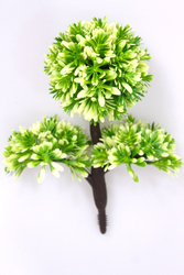 Yapay Çiçek Deposu - Dekoratif Küçük Yapay Şimşir Ağacı Beyaz