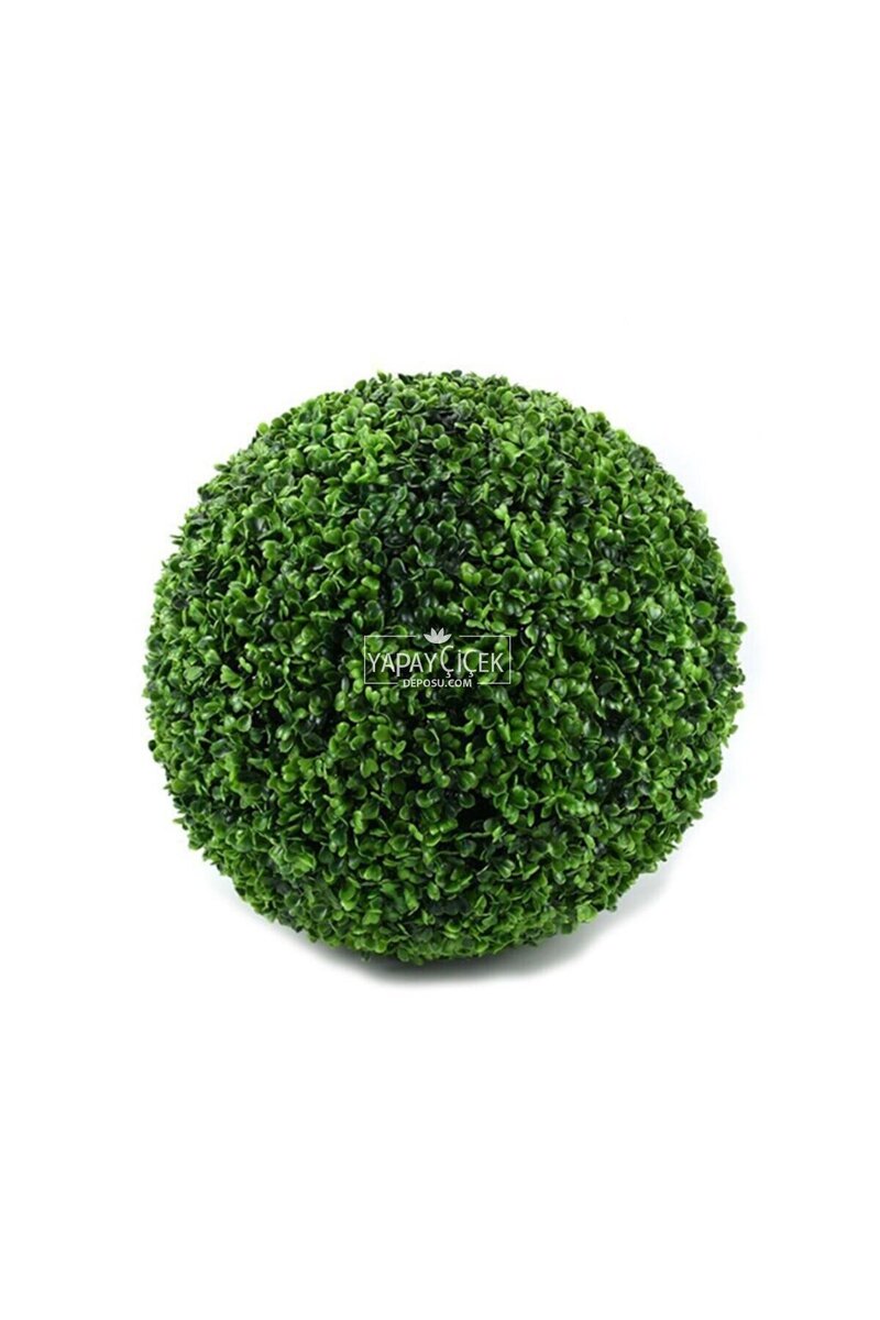 Dekoratif Mini Şimşir Top 16 Cm Çap