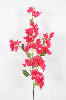 Yapay Çiçek Deposu - Dekoratif Lüx Yapay Begonvil Dalı 120 cm Fuşya