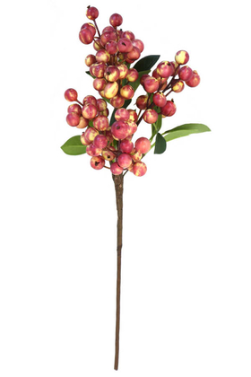 Yapay Çiçek Deposu - Yapay Köpük Kokina Dalı 35 cm Fuşya
