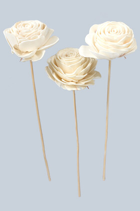 3 Adet Shola Beauty Rose 25 cm - Yapay Çiçek Deposu