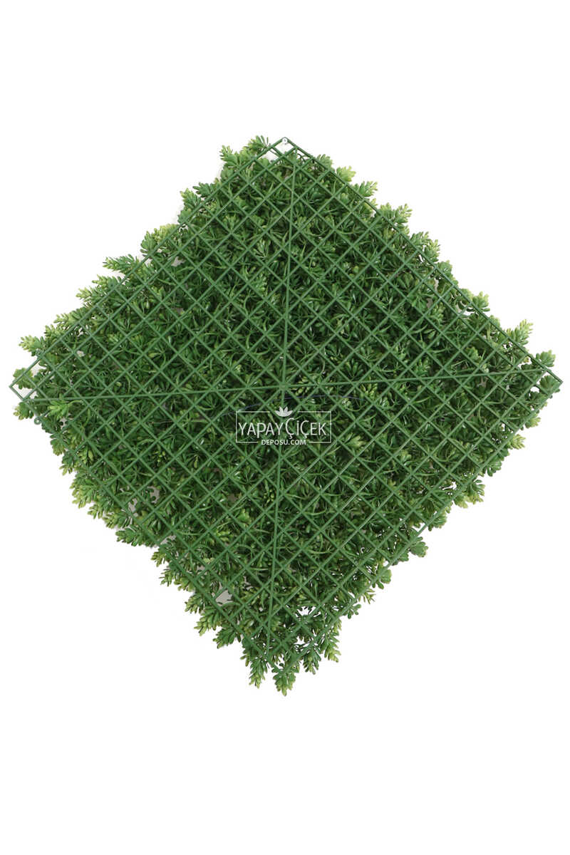 Yapay Çamdalı Model Duvar Bitki Kaplaması 50x50 cm Açık Yeşil