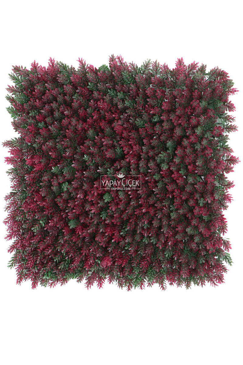 Yapay Çamdalı Model Duvar Bitki Kaplaması 50x50 cm YeşilFuşya Duvar Yapay Çamdalı Model Duvar Bitki Kaplaması 50x50 cm YeşilFuşya Duvar
