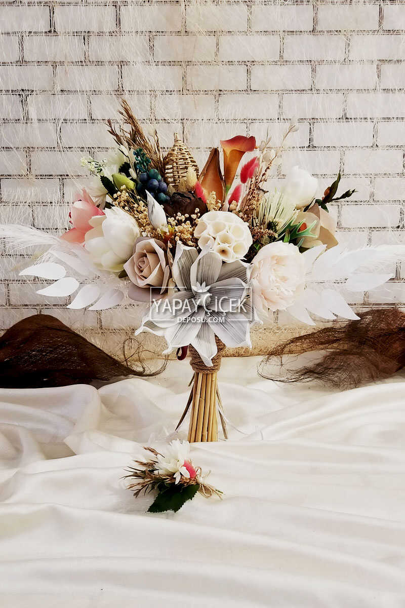 Exclusive Serisi Luz Gelin Buketi 2li Set