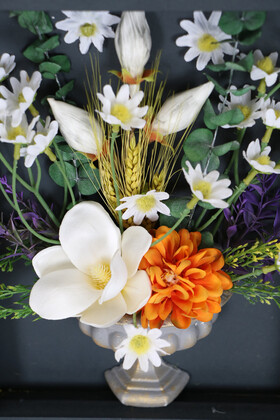 Dekoratif Çiçekli Çerçeve Tablo 28cmx37cm Kod:132 - 2