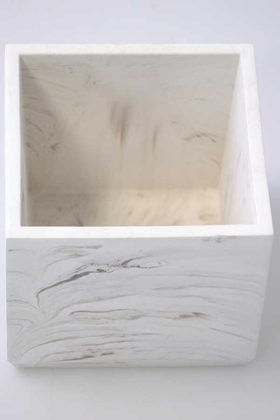 Handmade Beton Saksı 13 cm Model-7 Taş Rengi - Thumbnail