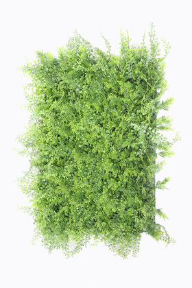 Yapay Karışık Bitki Duvarı Extra Yoğun Yaprak 45x65 cm - Yapay Çiçek Deposu