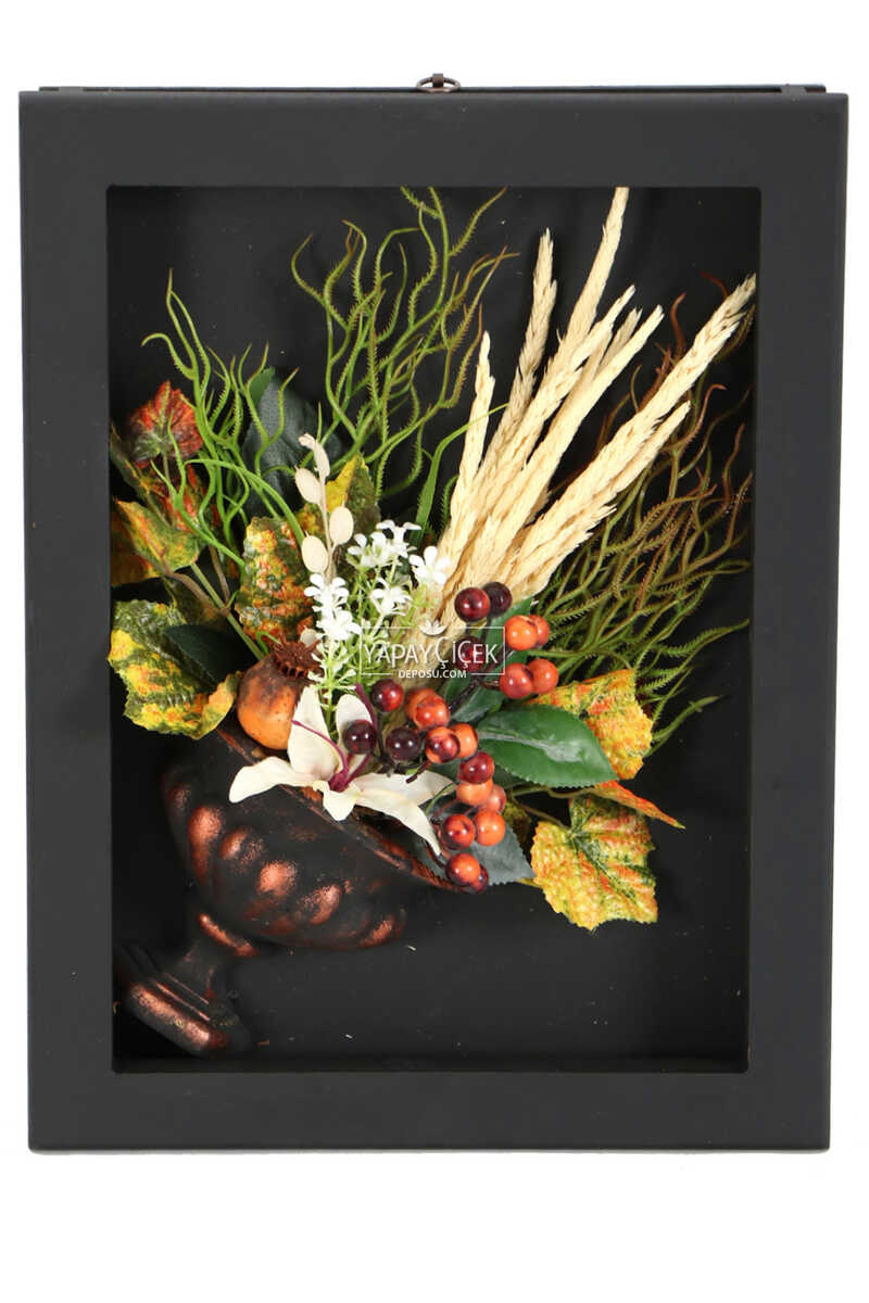 Dekoratif Çiçekli Çerçeve Tablo 28cmx37cm Kod:101