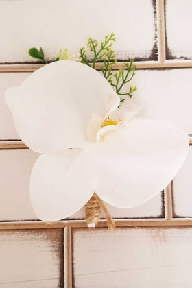 Islak Orkide ve Şakayık Güller Gelin Çiçeği Mor Beyaz 3lü set - Thumbnail