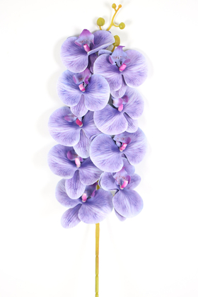 Yapay Dal Baskılı Orkide Çiçeği 88 cm Lila - Thumbnail