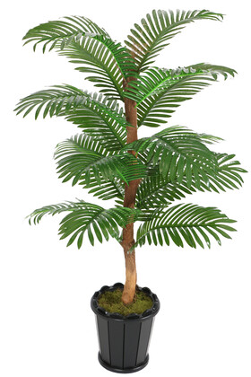 Kokos Gövdeli Yapay Areka Palmiyesi 16 Yapraklı 150 cm - Thumbnail