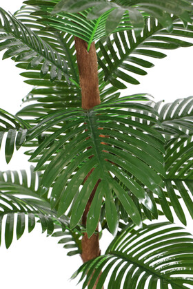 Kokos Gövdeli Yapay Areka Palmiyesi 16 Yapraklı 150 cm - Thumbnail