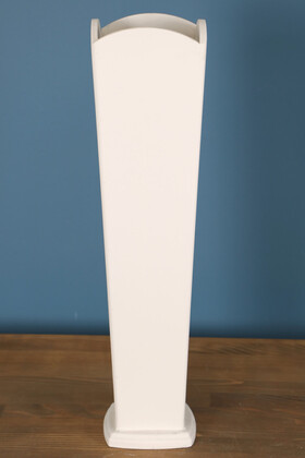 55 cm Ahşap Vazo Martı Model Beyaz - Thumbnail