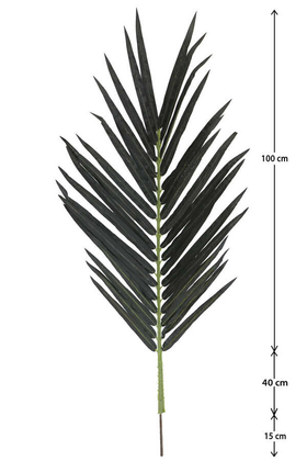 UV Dayanımlı Yapay Dev Palmiye Yaprağı 155cm - Thumbnail