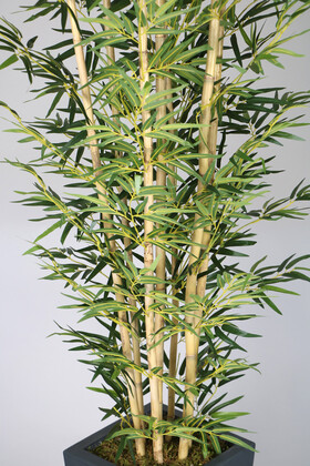 7 Gövdeli Yapay Bambu Ağaç (1.Sınıf Yaprak) 230 cm - Thumbnail