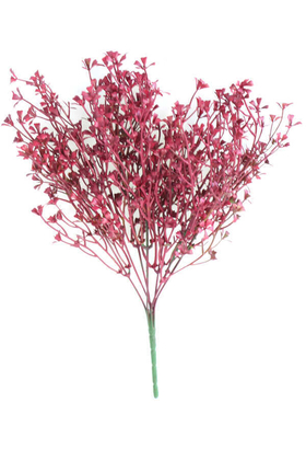 Yapay Çiçek Deposu - Yapay Pastel Kıtır Yonca Demeti Kırmızı