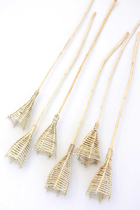 Örme Rattan Lata Cone 6lı Koni Model - Thumbnail