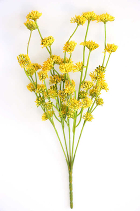 Yapay Çiçek Deposu - Yapay Garnitür Brokoli Bitkisi 42 cm Sarı