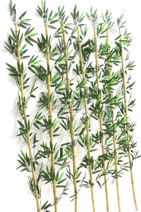 Kumaş Yapraklı Doğal Bambu 180-195 cm (7 Adet) - 2