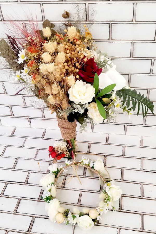 Gala Gül Kuru Çiçek Şöleni 3lü Set
