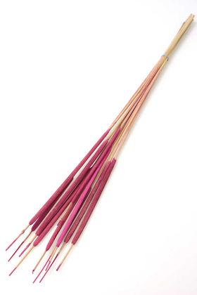 Kuru Dal İnce Sosis Kamış Spadix 70cm Pembe 10lu(Kadife Kaplama) - Thumbnail