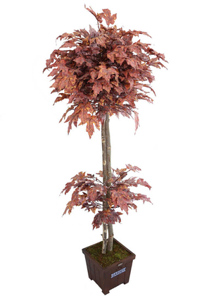 Yapay Ağaç Sonbahar Hazan Ağacı Bakır 180cm - Thumbnail