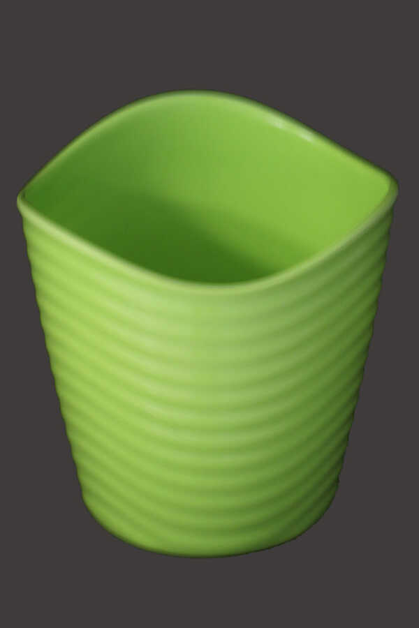 Melamin Saksı Model 10 Yeşil Renk
