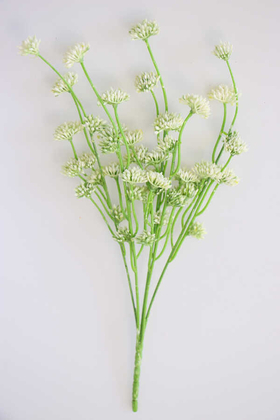 Yapay Çiçek Deposu - Yapay Garnitür Brokoli Bitkisi 42 cm Beyaz
