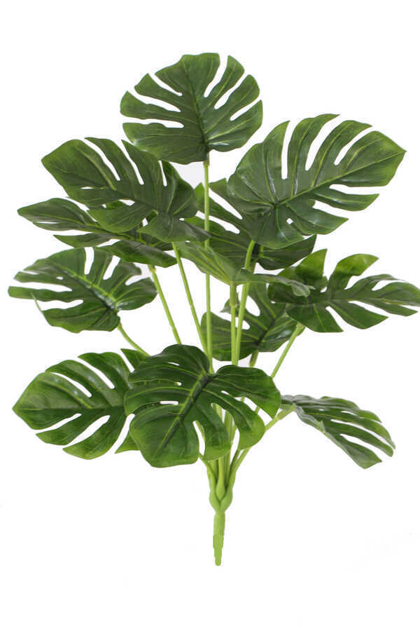 Yapay Lüx 12 Dallı Deve Tabanı Bitkisi 40 Cm Yeşil