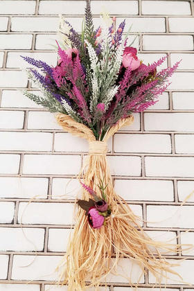 Nois Pastel Güller ve Lavanta Şöleni Gelin Buketi 2li Set - 4