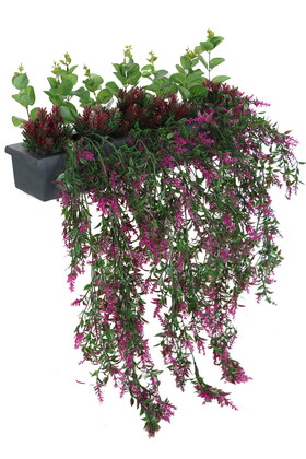 Yapay Çiçek Deposu - Yapay Bitkili Raf Masa Sarmaşık Tanzimi 45 cm Model 9