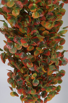 Ahşap Saksıda Yapay Ağaç Lotus Yeşil-Kızıl 180 cm - Thumbnail